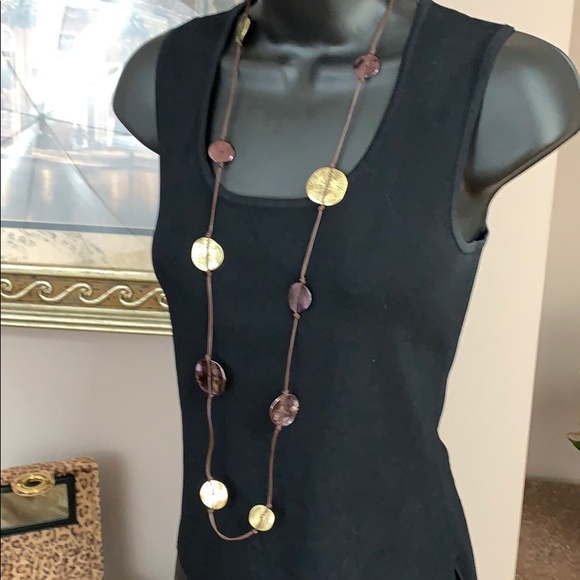 Bohm Copper & Gold Necklace NWOT - Picture 2 of 5